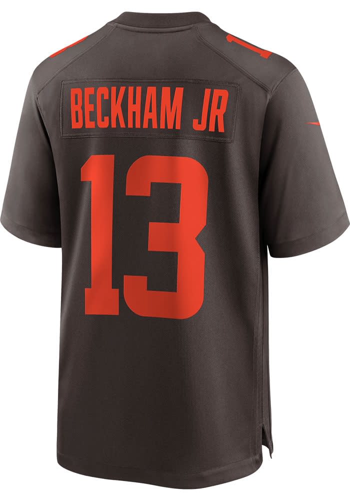 Men's New York Giants Odell Beckham Jr Nike Camo Salute to Service Limited  Jersey