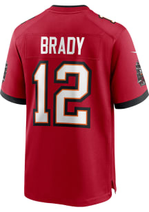 Tom Brady  Nike Tampa Bay Buccaneers Red Home Game Football Jersey