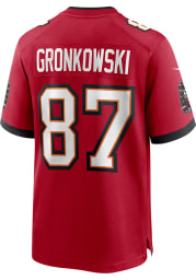 Rob Gronkowski Nike Tampa Bay Buccaneers Red Home Game Football Jersey