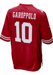 Jimmy Garoppolo Nike San Francisco 49ers Red Home Game Football Jersey