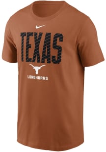 Nike Texas Longhorns Burnt Orange Big Name Seasonal Short Sleeve T Shirt