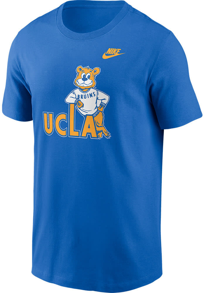 Nike BLUE UCLA Bruins Football Helmet Short Sleeve T Shirt - 173210400
