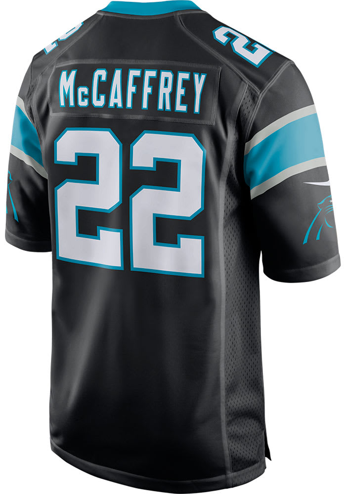 Christian McCaffrey Nike Carolina Panthers Black Home Game Football Jersey