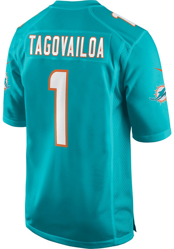 Tua Tagovailoa Signed Dolphins Nike NFL Replica Game Jersey