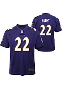 Derrick Henry Baltimore Ravens Youth Purple Nike Home Replica Football Jersey
