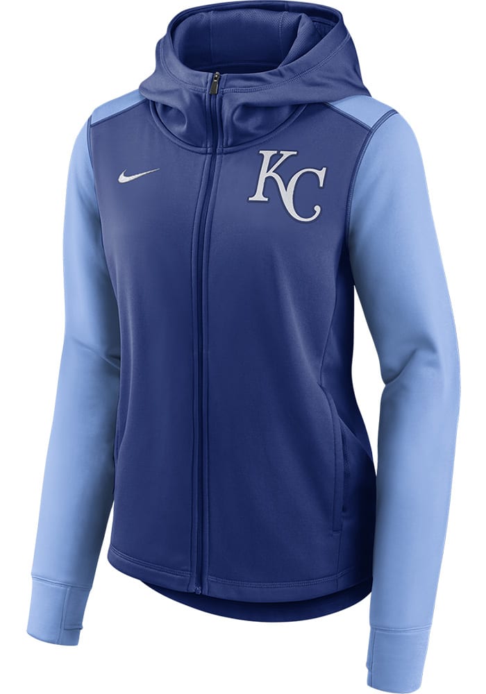 Nike Kansas City Royals Womens Light Blue Vintage Long Sleeve Full