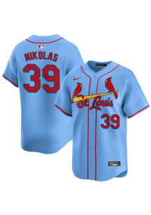 Miles Mikolas Nike St Louis Cardinals Mens Light Blue Alt Limited Baseball Jersey