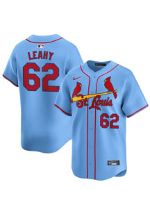 Kyle Leahy Nike St Louis Cardinals Mens Light Blue Alt 2024 Limited Baseball Jersey