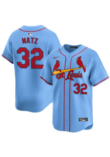 Steven Matz Nike St Louis Cardinals Mens Light Blue Alt 2024 Limited Baseball Jersey