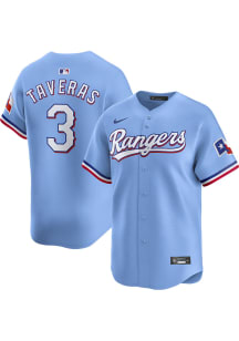 Leody Taveras Nike Texas Rangers Mens Light Blue Alt Limited Baseball Jersey