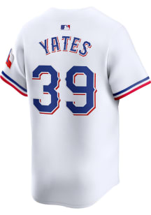 Kirby Yates Nike Texas Rangers Mens White Home Limited Baseball Jersey