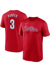 Bryce Harper Philadelphia Phillies Red Home Perf Short Sleeve Player T Shirt