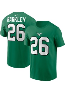 Saquon Barkley Philadelphia Eagles Kelly Green Alt Short Sleeve Player T Shirt
