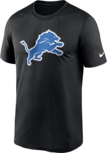 Nike Detroit Lions Black Logo Legend Short Sleeve T Shirt