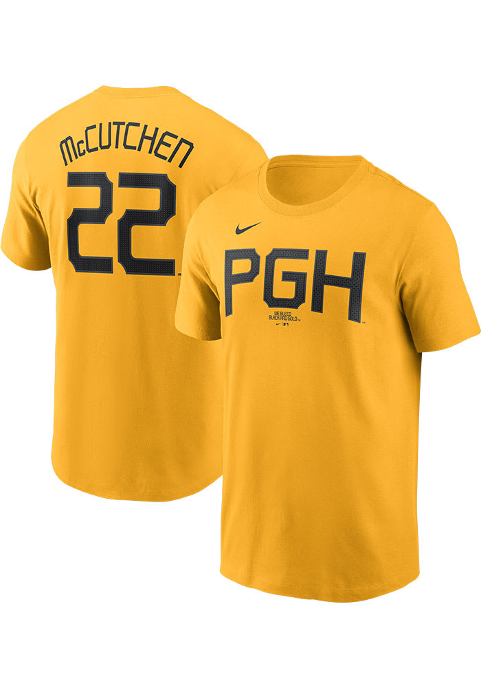 Andrew McCutchen Pittsburgh Pirates GOLD City Con Short Sleeve