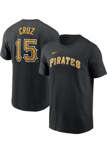 Oneil Cruz Pittsburgh Pirates Black TC Short Sleeve Player T Shirt