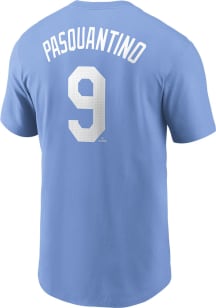 Vinnie Pasquantino Kansas City Royals Light Blue TC Short Sleeve Player T Shirt