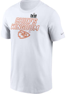 Nike Kansas City Chiefs White 2023 Super Bowl Bound Local Short Sleeve T Shirt