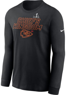 Nike Kansas City Chiefs Black 2023 Super Bowl Bound Local Long Sleeve T Shirt