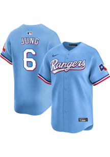 Josh Jung Texas Rangers Mens Replica Alt Jersey - Light Blue