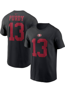 Brock Purdy San Francisco 49ers Black Alt Short Sleeve Player T Shirt