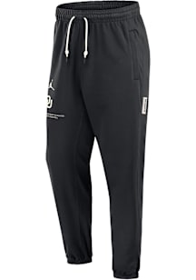 Nike Oklahoma Sooners Mens Black Basketball Travel Fleece Sweatpants