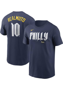 JT Realmuto Philadelphia Phillies Blue City Connect Short Sleeve Player T Shirt