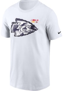 Nike Kansas City Chiefs White 2023 Super Bowl Participant Media Day Short Sleeve T Shirt