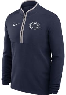 Mens Penn State Nittany Lions Navy Blue Nike Victory Qtr Zip Pullover