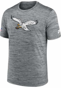 Nike Philadelphia Eagles Grey Alt Velocity Short Sleeve T Shirt
