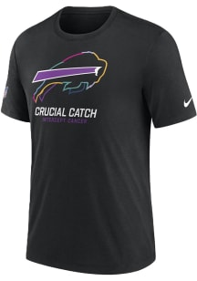 Nike Buffalo Bills Black Crucial Catch Short Sleeve Fashion T Shirt