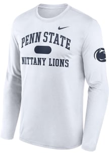 Mens Penn State Nittany Lions White Nike Modern Tradition Legend Long Sleeve T-Shirt