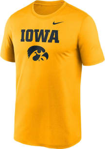 Iowa Hawkeyes Gold Nike Primetime Legend Tee SS Short Sleeve T Shirt