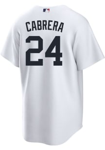 Miguel Cabrera Detroit Tigers Mens Replica Home Jersey - White