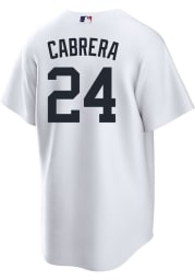 Miguel Cabrera Detroit Tigers Mens Replica 2020 Home Jersey - White