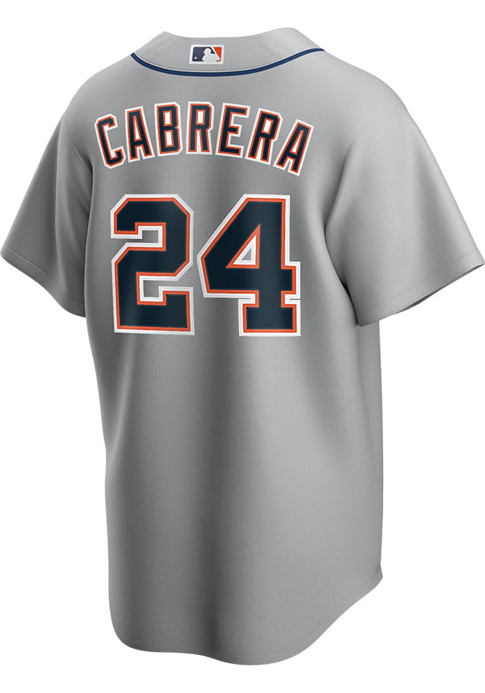Miguel Cabrera Detroit Tigers Mens Replica 2020 Road Jersey - Grey
