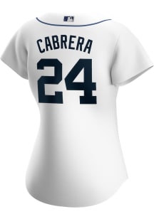 Miguel Cabrera  Detroit Tigers Womens White Home Limited Baseball Jersey