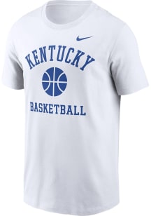 Nike Kentucky Wildcats White Basketball Retro Short Sleeve T Shirt