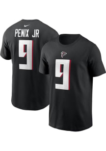 Michael Penix Jr. Atlanta Falcons Black Home Short Sleeve Player T Shirt