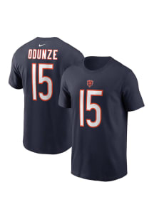 Rome Odunze Chicago Bears Navy Blue Home Short Sleeve Player T Shirt