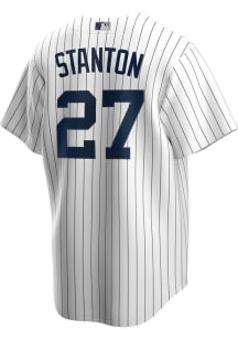 Giancarlo Stanton New York Yankees Mens Replica Home Jersey - White