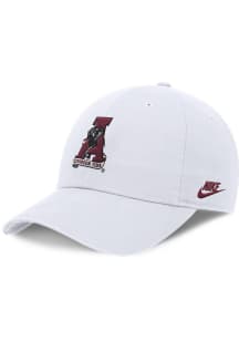 Nike Alabama Crimson Tide Club Unstrctured Adjustable Hat - White