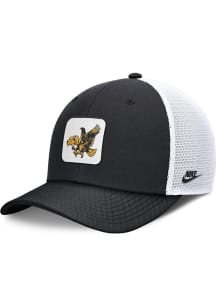 Nike Black Iowa Hawkeyes Rise Structured Trucker Adjustable Hat