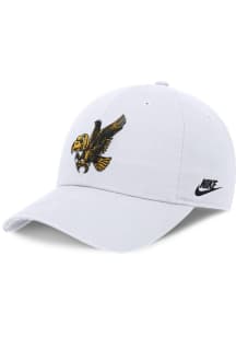 Nike White Iowa Hawkeyes Dri-Fit Club Unstructured Swoosh Adjustable Hat