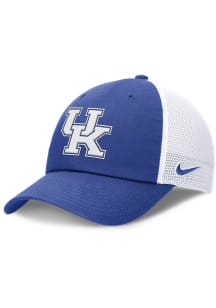 Nike Kentucky Wildcats Club Unstructured Mesh Trucker Adjustable Hat - White