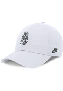 Nike White Michigan State Spartans Retro Dri-Fit Club Unstructured Swoosh Adjustable Hat