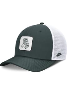 Nike Green Michigan State Spartans Retro Rise Structured Trucker Adjustable Hat