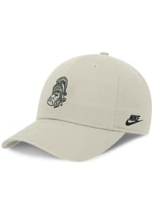 Nike Tan Michigan State Spartans Retro Dri-Fit Club Unstructured Swoosh Adjustable Hat