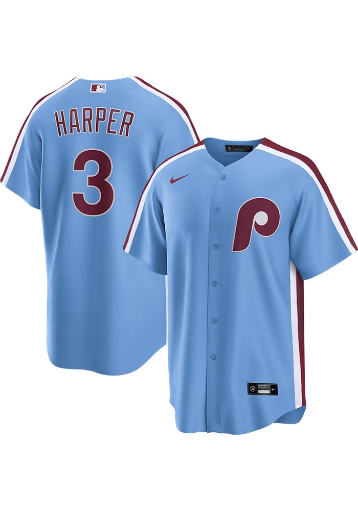 Men's Philadelphia Phillies Bryce Harper Nike White 2022 World Series Home  Replica Player Jersey