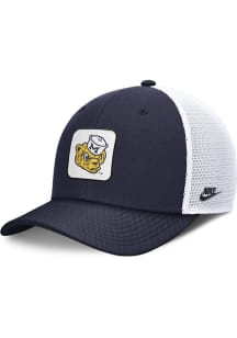 Nike Michigan Wolverines Rise Structured Adjustable Hat - Navy Blue